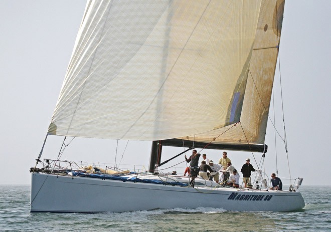 Doug Baker’s Magnitude 80 after finishing first in the Cabo race © SW